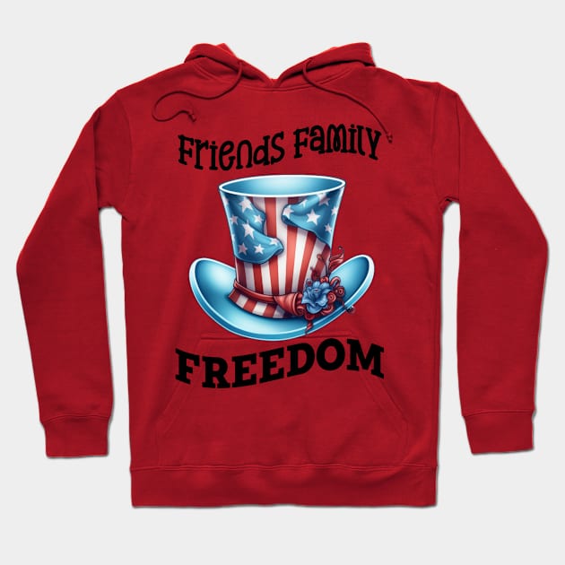 Patriot Hat of Unity Hoodie by coollooks